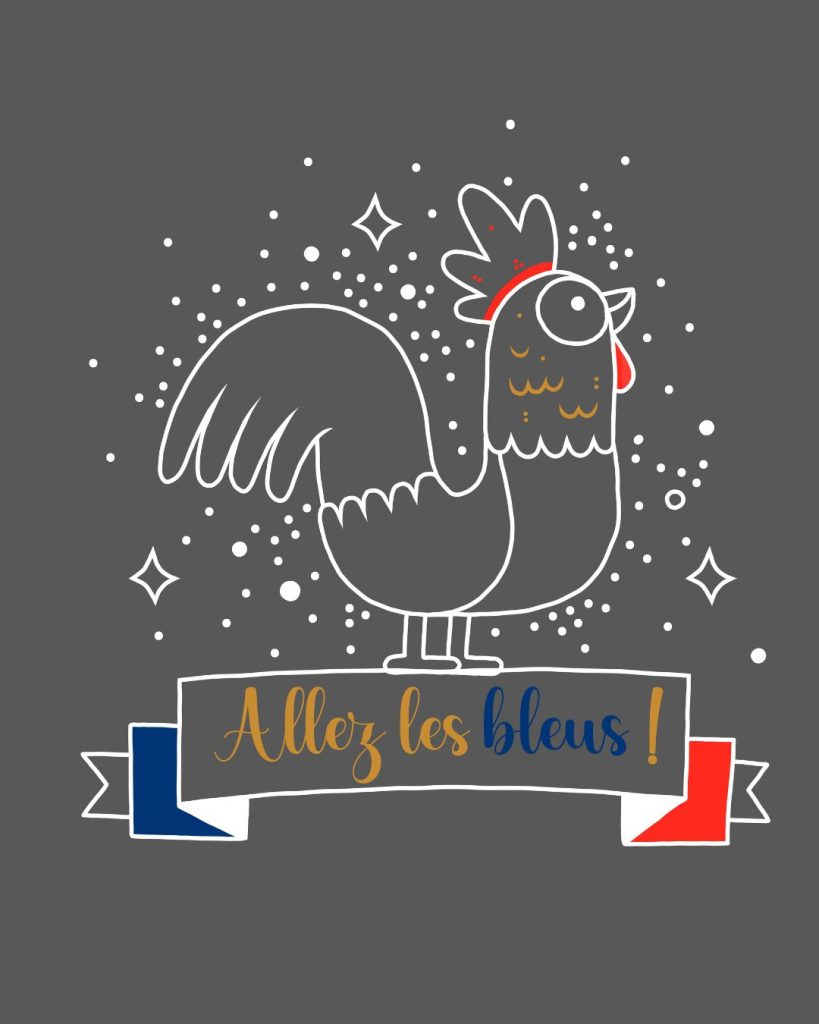 Marine Chalayer_peinture sur vitrine_coupe_du_monde_foot_rhone _ alpes