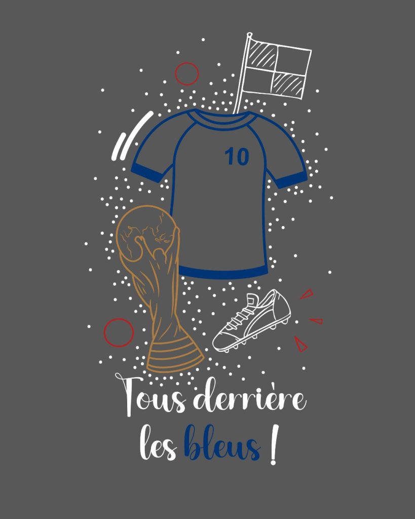 Marine Chalayer_peinture sur vitrine_coupe_du_monde_foot_rhone _ alpes