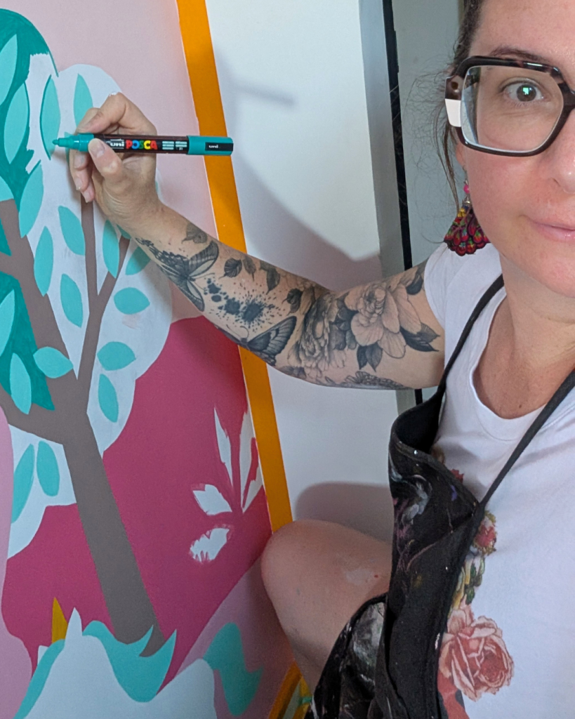 MarineChalayer_peinturesurvitrine_fresque_rhonealpes